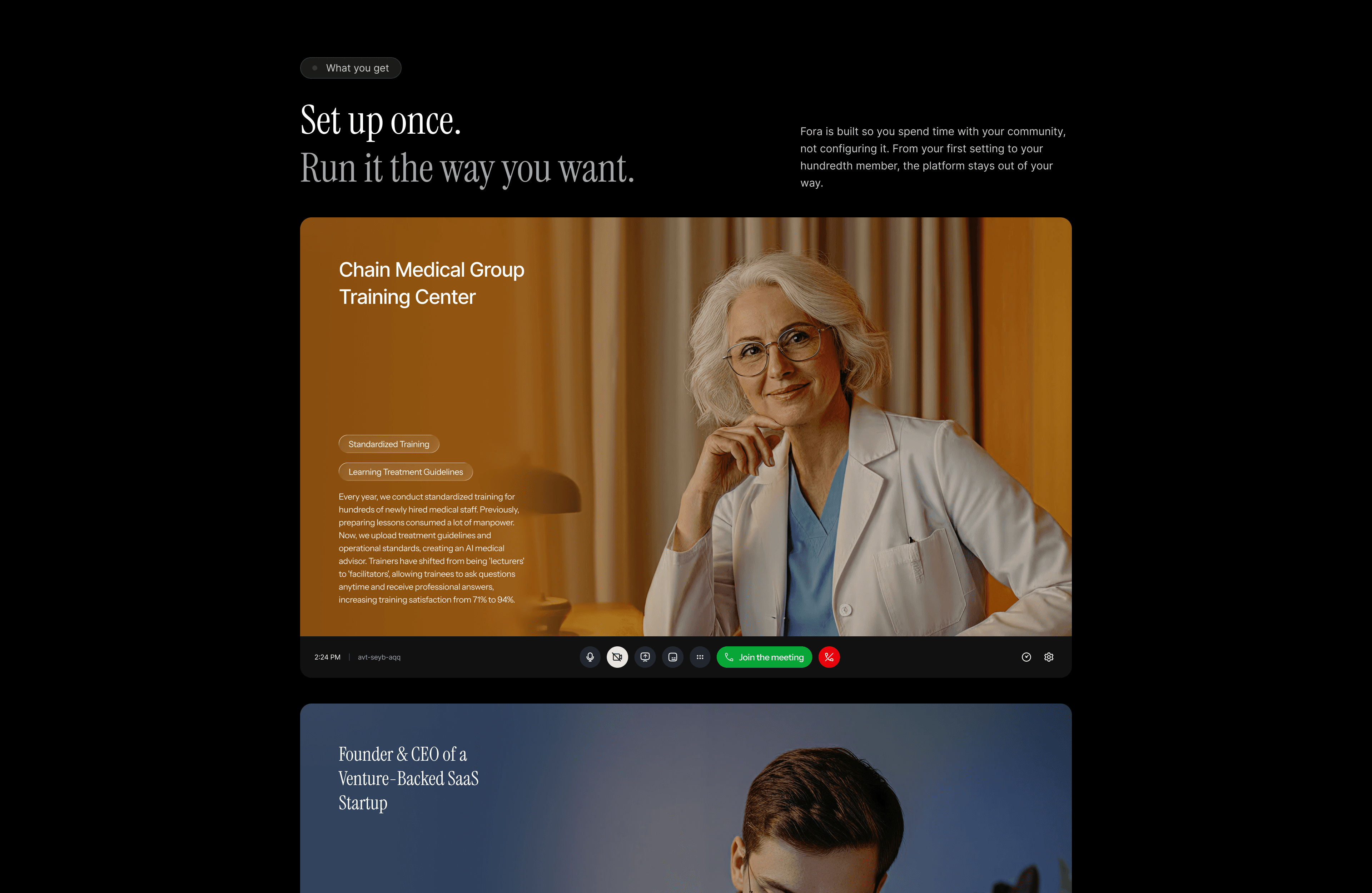 SERVIO medical training and professional service scenarios